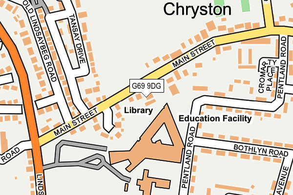 G69 9DG map - OS OpenMap – Local (Ordnance Survey) G69 9DG map - OS OpenMap – Local (Ordnance Survey)