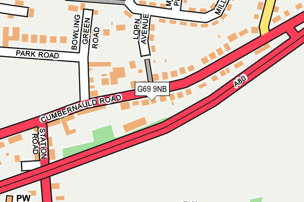 G69 9NB map - OS OpenMap – Local (Ordnance Survey) G69 9NB map - OS OpenMap – Local (Ordnance Survey)
