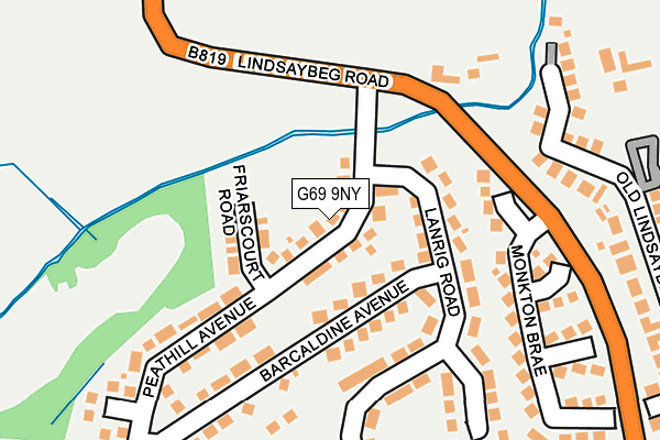 G69 9NY map - OS OpenMap – Local (Ordnance Survey) G69 9NY map - OS OpenMap – Local (Ordnance Survey)