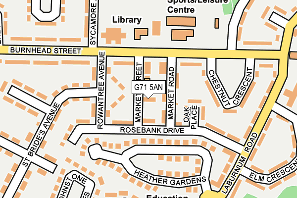 G71 5AN map - OS OpenMap – Local (Ordnance Survey) G71 5AN map - OS OpenMap – Local (Ordnance Survey)