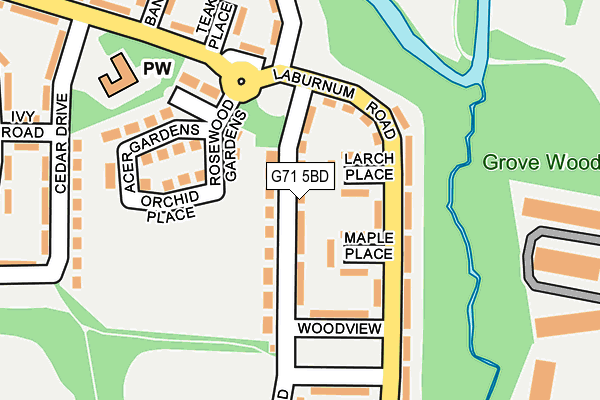 G71 5BD map - OS OpenMap – Local (Ordnance Survey) G71 5BD map - OS OpenMap – Local (Ordnance Survey)