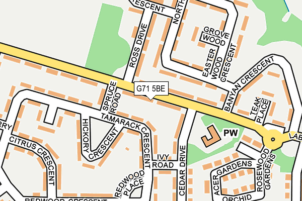 G71 5BE map - OS OpenMap – Local (Ordnance Survey) G71 5BE map - OS OpenMap – Local (Ordnance Survey)