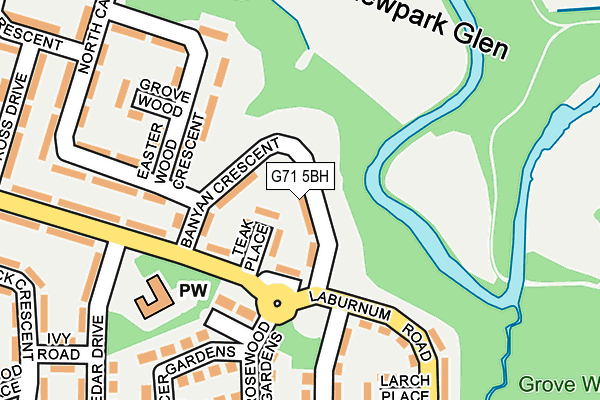 G71 5BH map - OS OpenMap – Local (Ordnance Survey) G71 5BH map - OS OpenMap – Local (Ordnance Survey)
