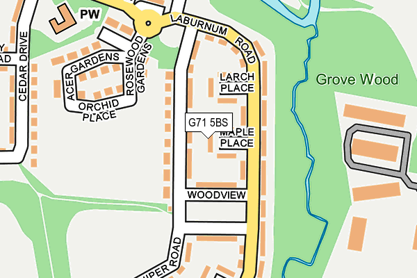 G71 5BS map - OS OpenMap – Local (Ordnance Survey) G71 5BS map - OS OpenMap – Local (Ordnance Survey)