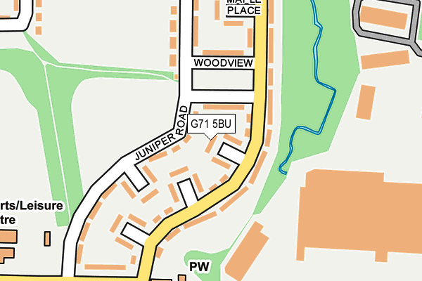G71 5BU map - OS OpenMap – Local (Ordnance Survey) G71 5BU map - OS OpenMap – Local (Ordnance Survey)