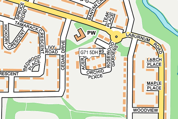 G71 5DH map - OS OpenMap – Local (Ordnance Survey) G71 5DH map - OS OpenMap – Local (Ordnance Survey)
