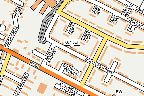 G71 5EF map - OS OpenMap – Local (Ordnance Survey) G71 5EF map - OS OpenMap – Local (Ordnance Survey)