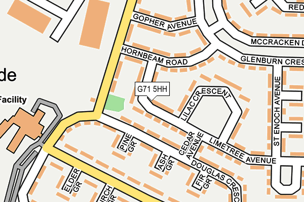 G71 5HH map - OS OpenMap – Local (Ordnance Survey) G71 5HH map - OS OpenMap – Local (Ordnance Survey)