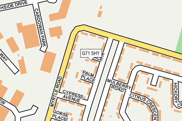G71 5HY map - OS OpenMap – Local (Ordnance Survey) G71 5HY map - OS OpenMap – Local (Ordnance Survey)