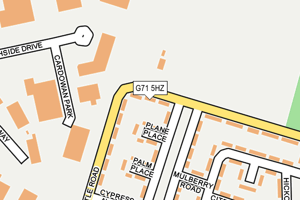 G71 5HZ map - OS OpenMap – Local (Ordnance Survey) G71 5HZ map - OS OpenMap – Local (Ordnance Survey)