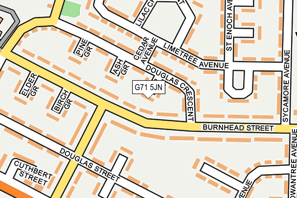 G71 5JN map - OS OpenMap – Local (Ordnance Survey) G71 5JN map - OS OpenMap – Local (Ordnance Survey)