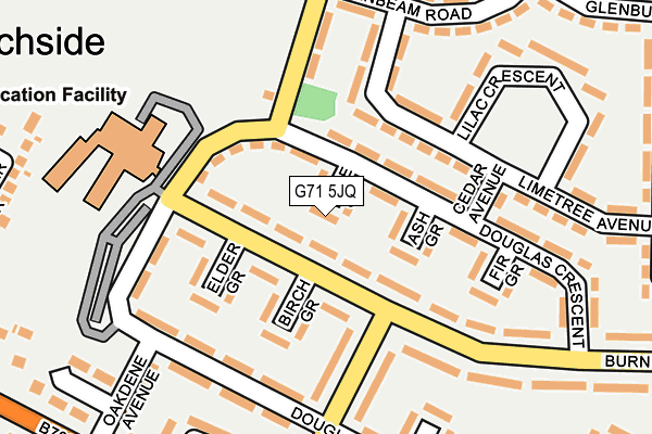 G71 5JQ map - OS OpenMap – Local (Ordnance Survey) G71 5JQ map - OS OpenMap – Local (Ordnance Survey)