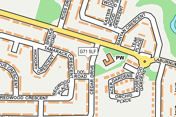 G71 5LF map - OS OpenMap – Local (Ordnance Survey) G71 5LF map - OS OpenMap – Local (Ordnance Survey)