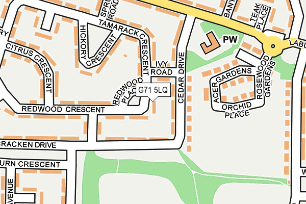 G71 5LQ map - OS OpenMap – Local (Ordnance Survey) G71 5LQ map - OS OpenMap – Local (Ordnance Survey)