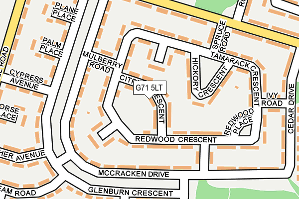 G71 5LT map - OS OpenMap – Local (Ordnance Survey) G71 5LT map - OS OpenMap – Local (Ordnance Survey)