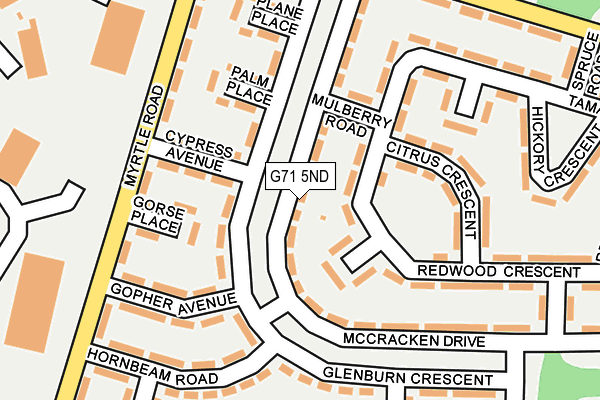 G71 5ND map - OS OpenMap – Local (Ordnance Survey) G71 5ND map - OS OpenMap – Local (Ordnance Survey)