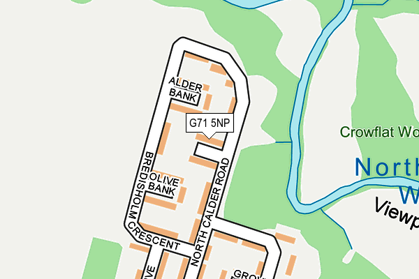 G71 5NP map - OS OpenMap – Local (Ordnance Survey) G71 5NP map - OS OpenMap – Local (Ordnance Survey)