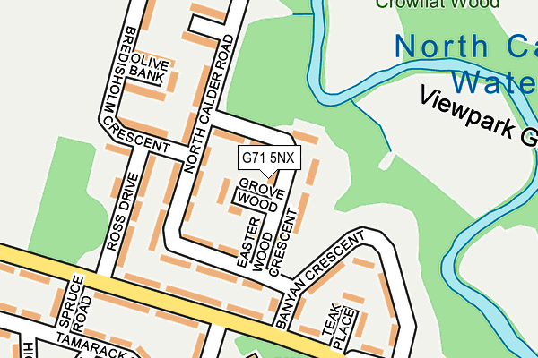 G71 5NX map - OS OpenMap – Local (Ordnance Survey) G71 5NX map - OS OpenMap – Local (Ordnance Survey)