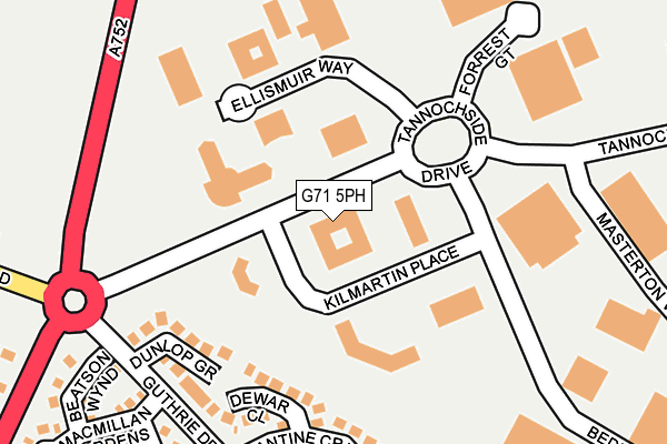 G71 5PH map - OS OpenMap – Local (Ordnance Survey) G71 5PH map - OS OpenMap – Local (Ordnance Survey)