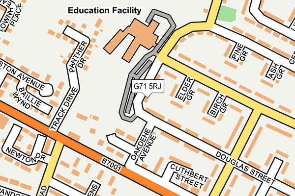 G71 5RJ map - OS OpenMap – Local (Ordnance Survey) G71 5RJ map - OS OpenMap – Local (Ordnance Survey)