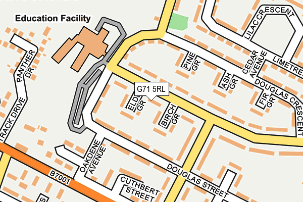 G71 5RL map - OS OpenMap – Local (Ordnance Survey) G71 5RL map - OS OpenMap – Local (Ordnance Survey)