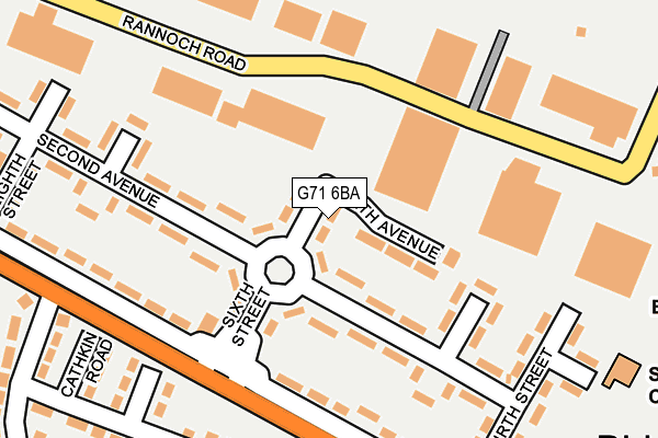 G71 6BA map - OS OpenMap – Local (Ordnance Survey) G71 6BA map - OS OpenMap – Local (Ordnance Survey)