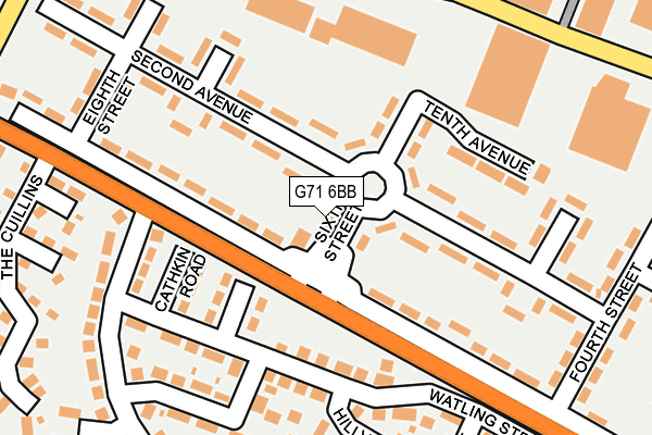 G71 6BB map - OS OpenMap – Local (Ordnance Survey) G71 6BB map - OS OpenMap – Local (Ordnance Survey)