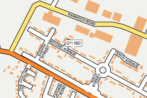 G71 6BD map - OS OpenMap – Local (Ordnance Survey) G71 6BD map - OS OpenMap – Local (Ordnance Survey)