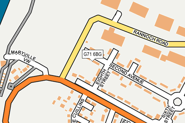 G71 6BG map - OS OpenMap – Local (Ordnance Survey) G71 6BG map - OS OpenMap – Local (Ordnance Survey)