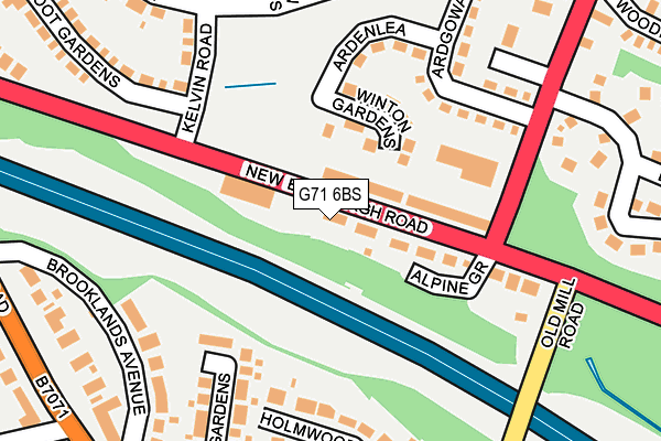 G71 6BS map - OS OpenMap – Local (Ordnance Survey) G71 6BS map - OS OpenMap – Local (Ordnance Survey)