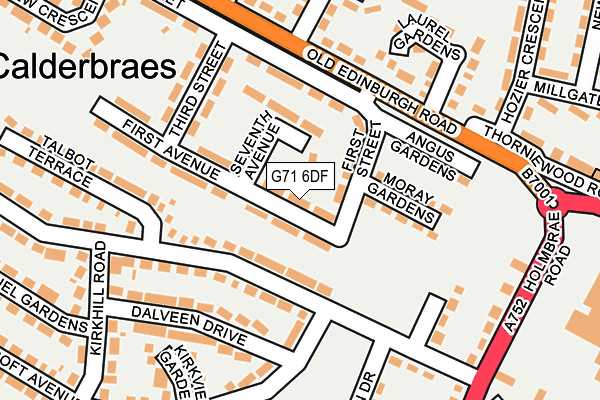 G71 6DF map - OS OpenMap – Local (Ordnance Survey) G71 6DF map - OS OpenMap – Local (Ordnance Survey)