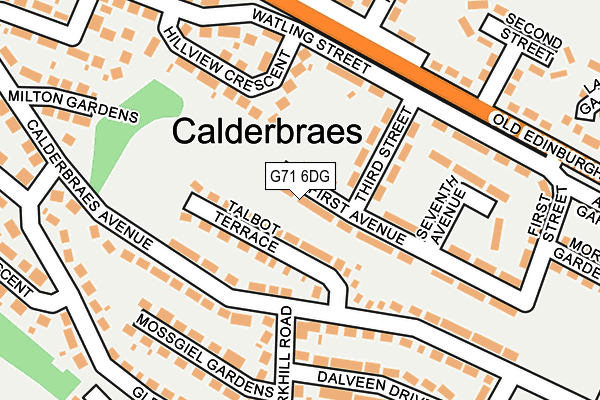 G71 6DG map - OS OpenMap – Local (Ordnance Survey) G71 6DG map - OS OpenMap – Local (Ordnance Survey)