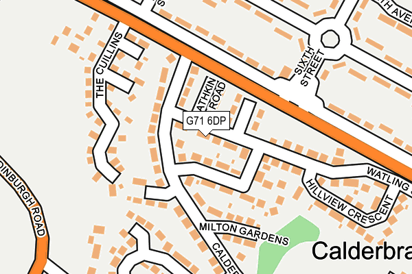 G71 6DP map - OS OpenMap – Local (Ordnance Survey) G71 6DP map - OS OpenMap – Local (Ordnance Survey)