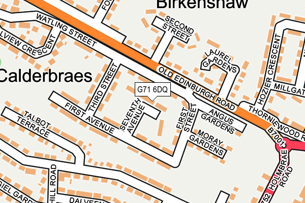 G71 6DQ map - OS OpenMap – Local (Ordnance Survey) G71 6DQ map - OS OpenMap – Local (Ordnance Survey)