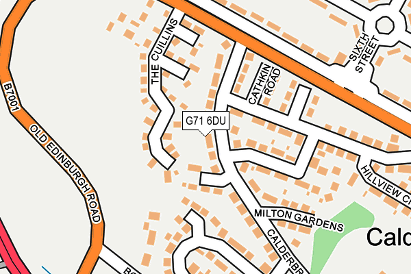 G71 6DU map - OS OpenMap – Local (Ordnance Survey) G71 6DU map - OS OpenMap – Local (Ordnance Survey)