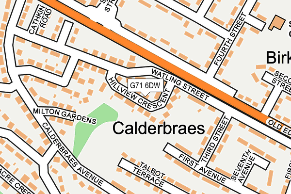 G71 6DW map - OS OpenMap – Local (Ordnance Survey) G71 6DW map - OS OpenMap – Local (Ordnance Survey)