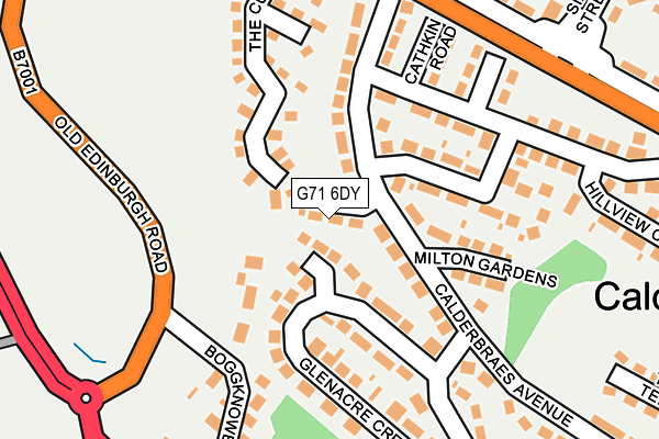 G71 6DY map - OS OpenMap – Local (Ordnance Survey) G71 6DY map - OS OpenMap – Local (Ordnance Survey)