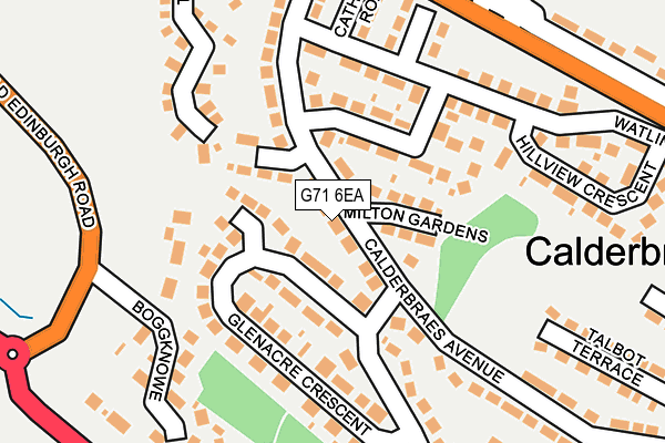 G71 6EA map - OS OpenMap – Local (Ordnance Survey) G71 6EA map - OS OpenMap – Local (Ordnance Survey)