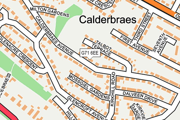 G71 6EE map - OS OpenMap – Local (Ordnance Survey) G71 6EE map - OS OpenMap – Local (Ordnance Survey)
