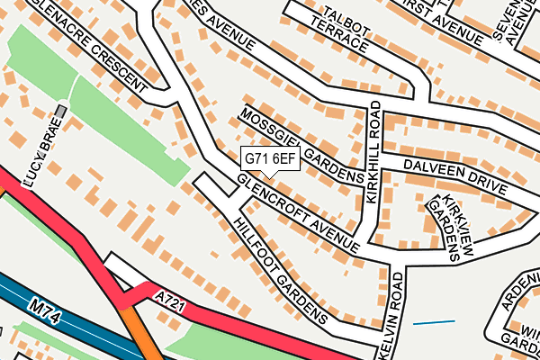 G71 6EF map - OS OpenMap – Local (Ordnance Survey) G71 6EF map - OS OpenMap – Local (Ordnance Survey)