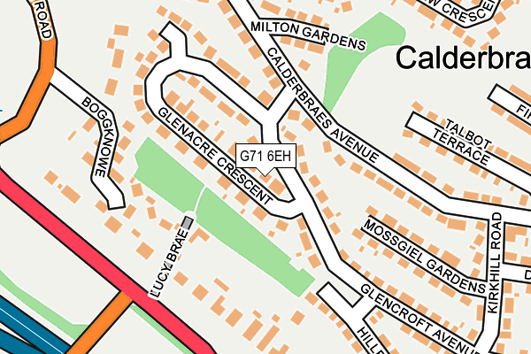 G71 6EH map - OS OpenMap – Local (Ordnance Survey) G71 6EH map - OS OpenMap – Local (Ordnance Survey)