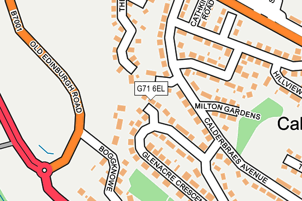 G71 6EL map - OS OpenMap – Local (Ordnance Survey) G71 6EL map - OS OpenMap – Local (Ordnance Survey)