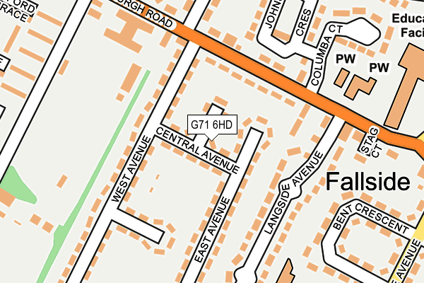 G71 6HD map - OS OpenMap – Local (Ordnance Survey) G71 6HD map - OS OpenMap – Local (Ordnance Survey)