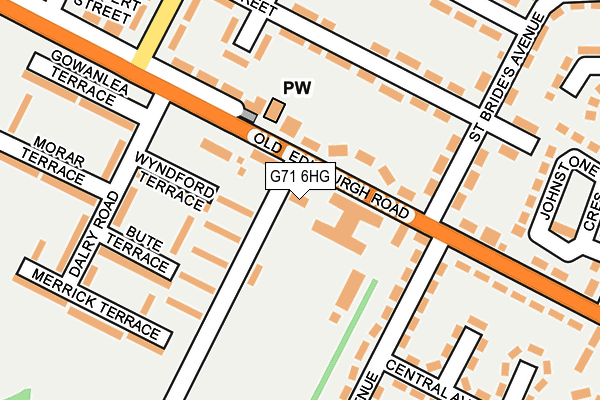 G71 6HG map - OS OpenMap – Local (Ordnance Survey) G71 6HG map - OS OpenMap – Local (Ordnance Survey)