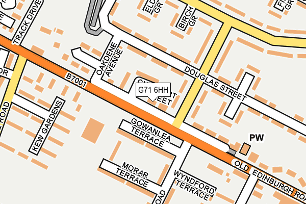 G71 6HH map - OS OpenMap – Local (Ordnance Survey) G71 6HH map - OS OpenMap – Local (Ordnance Survey)