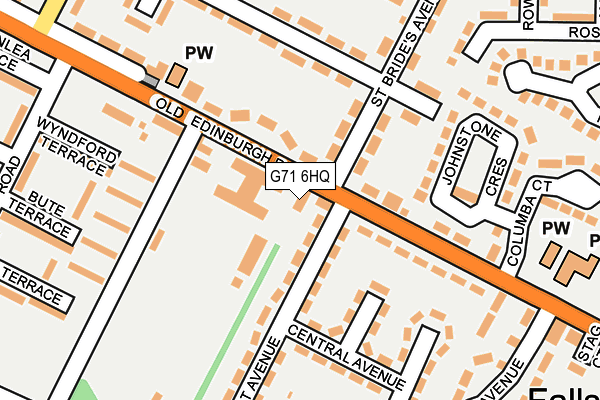G71 6HQ map - OS OpenMap – Local (Ordnance Survey) G71 6HQ map - OS OpenMap – Local (Ordnance Survey)