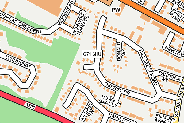 G71 6HU map - OS OpenMap – Local (Ordnance Survey) G71 6HU map - OS OpenMap – Local (Ordnance Survey)
