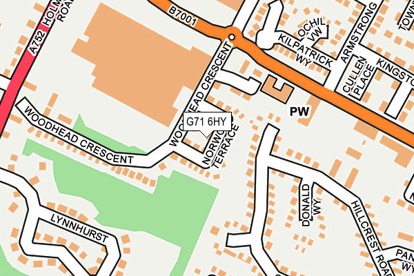 G71 6HY map - OS OpenMap – Local (Ordnance Survey) G71 6HY map - OS OpenMap – Local (Ordnance Survey)