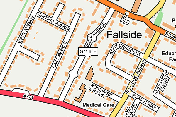 G71 6LE map - OS OpenMap – Local (Ordnance Survey) G71 6LE map - OS OpenMap – Local (Ordnance Survey)