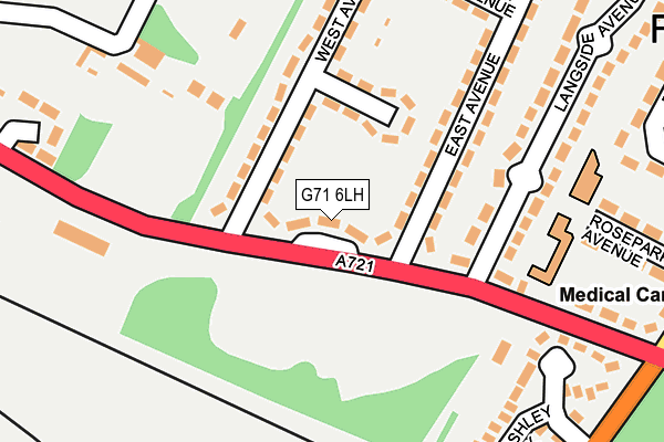 G71 6LH map - OS OpenMap – Local (Ordnance Survey) G71 6LH map - OS OpenMap – Local (Ordnance Survey)